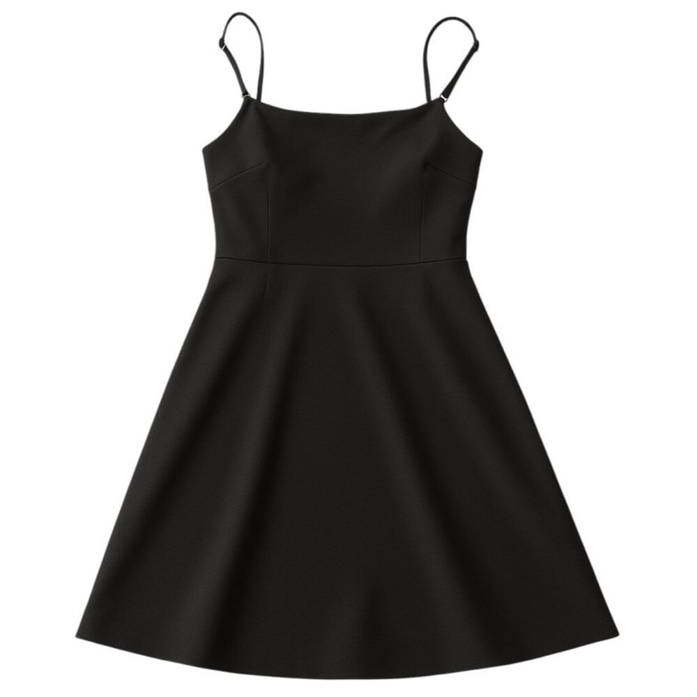 NWT Girlfriend Collective FLOAT JULIET STRAPPY DRESS Small SKORT SHORTS INSIDE